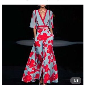 Elegant Floral Maxi Dress